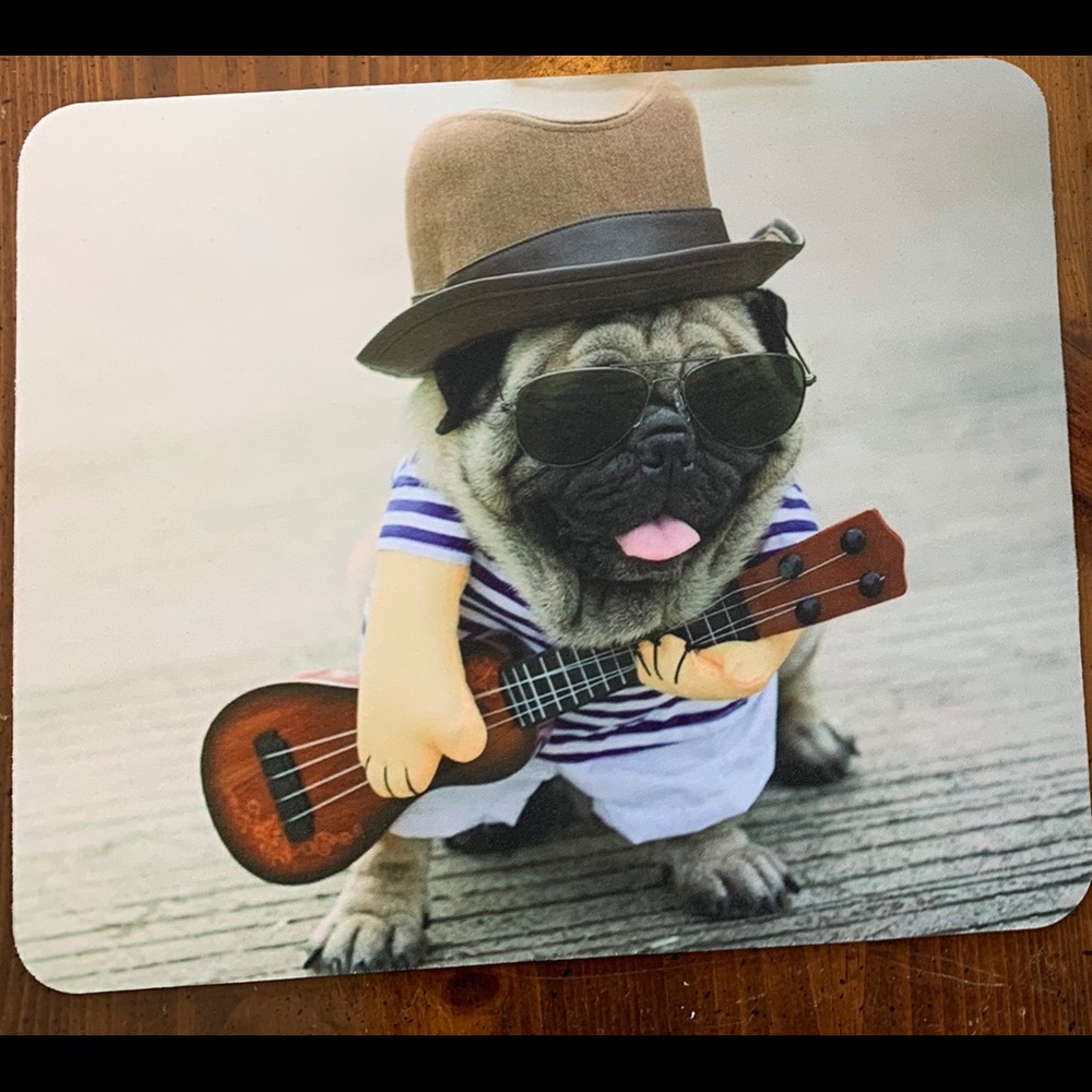 Cool PUG Dog Mouse Pad NIP